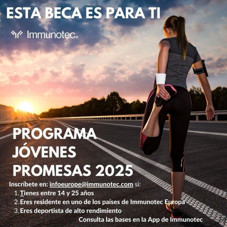BASES DEL PROGRAMA DE AYUDA A JÓVENES DEPORTISTAS DE IMMUNOTEC