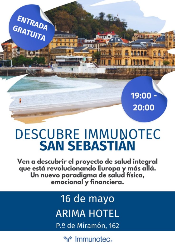 Descubre la fórmula para transformar tu bienestar y tu futuro. Te esperamos en SAN&nbsp;SEBASTIÁN.