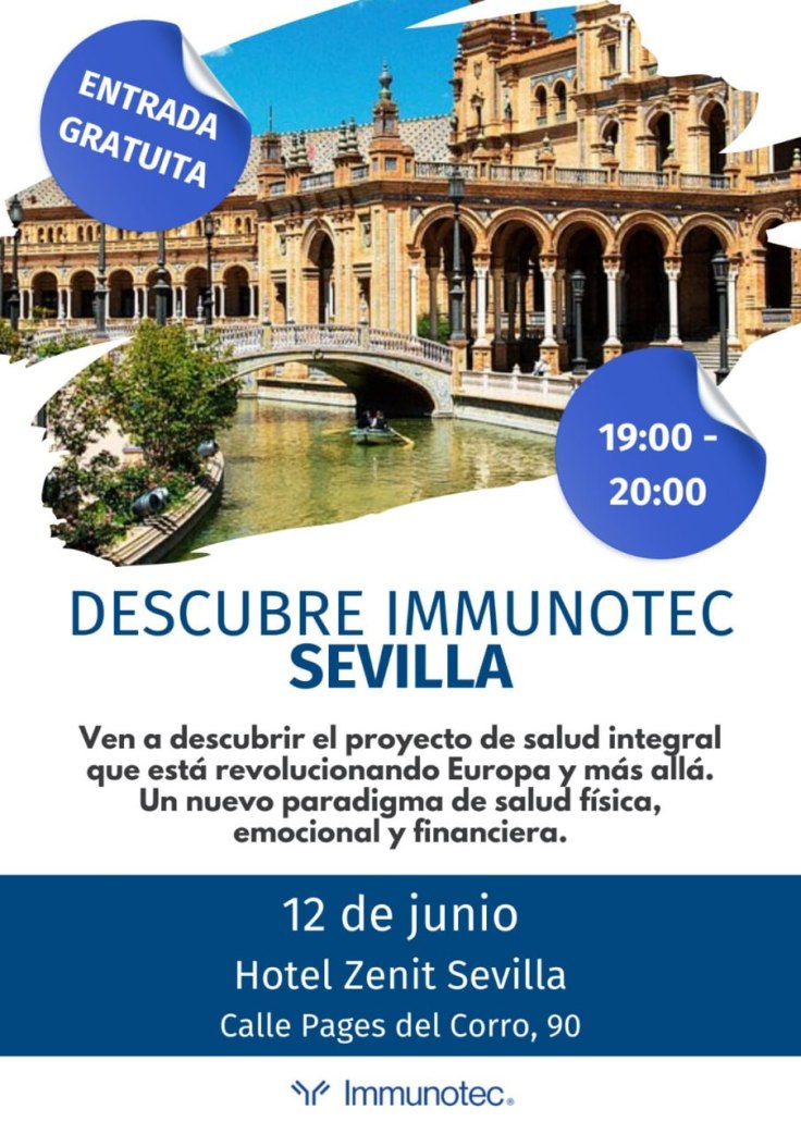 Descubre la fórmula para transformar tu bienestar y tu futuro. Te esperamos en&nbsp;SEVILLA.